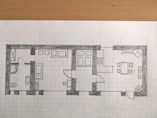 Ferienwohnung Zum Alten Forsthaus Messern Exterior foto